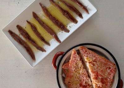 Filetes de Anchoas del Cantábrico